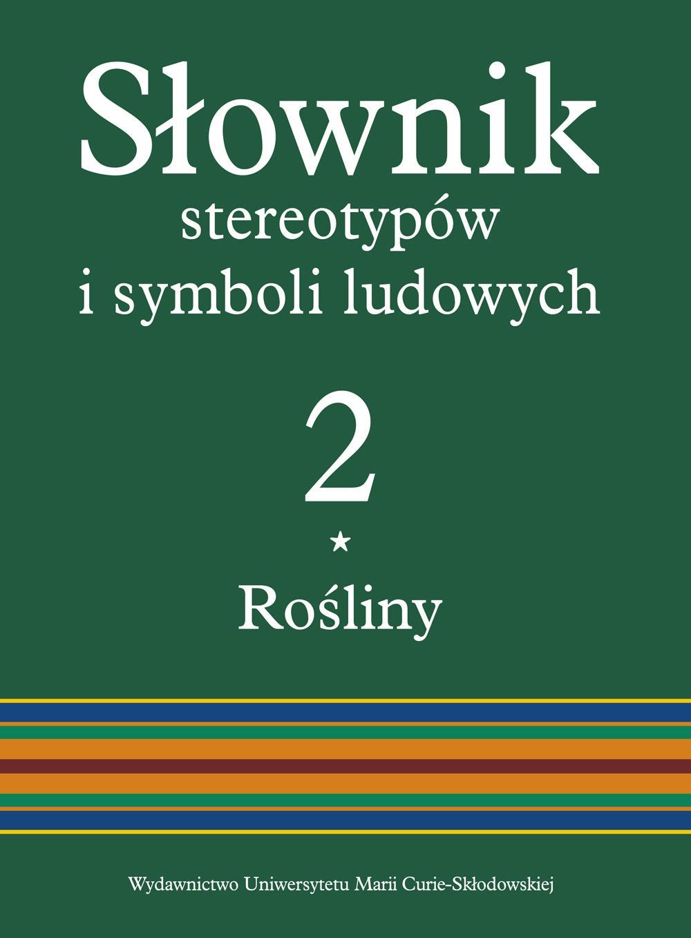 Okładka: Słownik stereotypów i symboli ludowych t. 2, z. I, Rośliny: Zboża