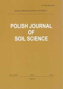 Okładka: Polish Journal of Soil Science, vol.XLVII, No. 2/2014