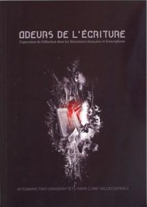 Okładka: Odeurs de l'ecriture.