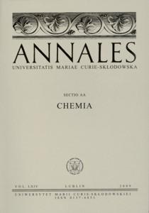 Okładka: Annales UMCS, sec. AA (Chemia), vol. LXIV