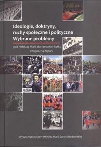 Okładka: Ideologie, doktryny, ruchy  społeczne i polityczne. Wybrane problemy