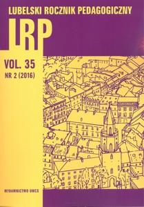 Okładka: Lubelski Rocznik Pedagogiczny, t. XXXV, 2. Wydanie specjalne: Wychowanie resocjalizujące - utopia czy rzeczywistość?