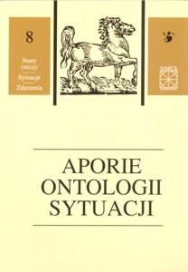 Okładka: Aporie ontologii sytuacji