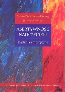 Okładka: Asertywność nauczycieli. Badania empiryczne