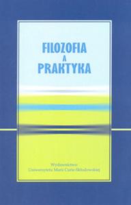 Okładka: Filozofia a praktyka