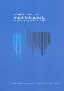 Okładka: Warunki funkcjonowania systemów rzecznych północnej Polski