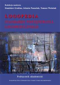 Okładka: Logopedia. Standardy postępowania logopedycznego. Podręcznik akademicki. Uwaga końcówka nakładu książki mają wytarte i zagięte okładki