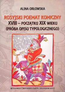Okładka: Rosyjski poemat komiczny XVIII - początku XIX wieku (próba opisu typologicznego)