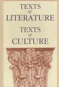 Okładka: Texts of Literature. Texts of Culture