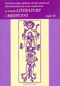 Okładka: Człowiek wobec epidemii chorób zakaźnych od starożytności po czasy współczesne w świetle literatury i medycyny