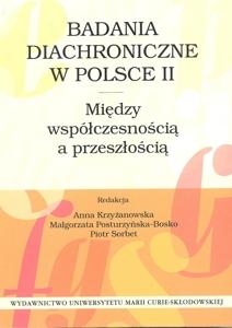 Okładka: Badania diachroniczne w Polsce, II: Między współczesnością a przeszłością