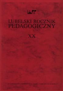 Okładka: Lubelski Rocznik Pedagogiczny, t. 20