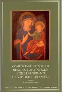 Okładka: Comportamenti sociali negli ex-voto in Italia e nelle minoranze linguistiche piemontesi